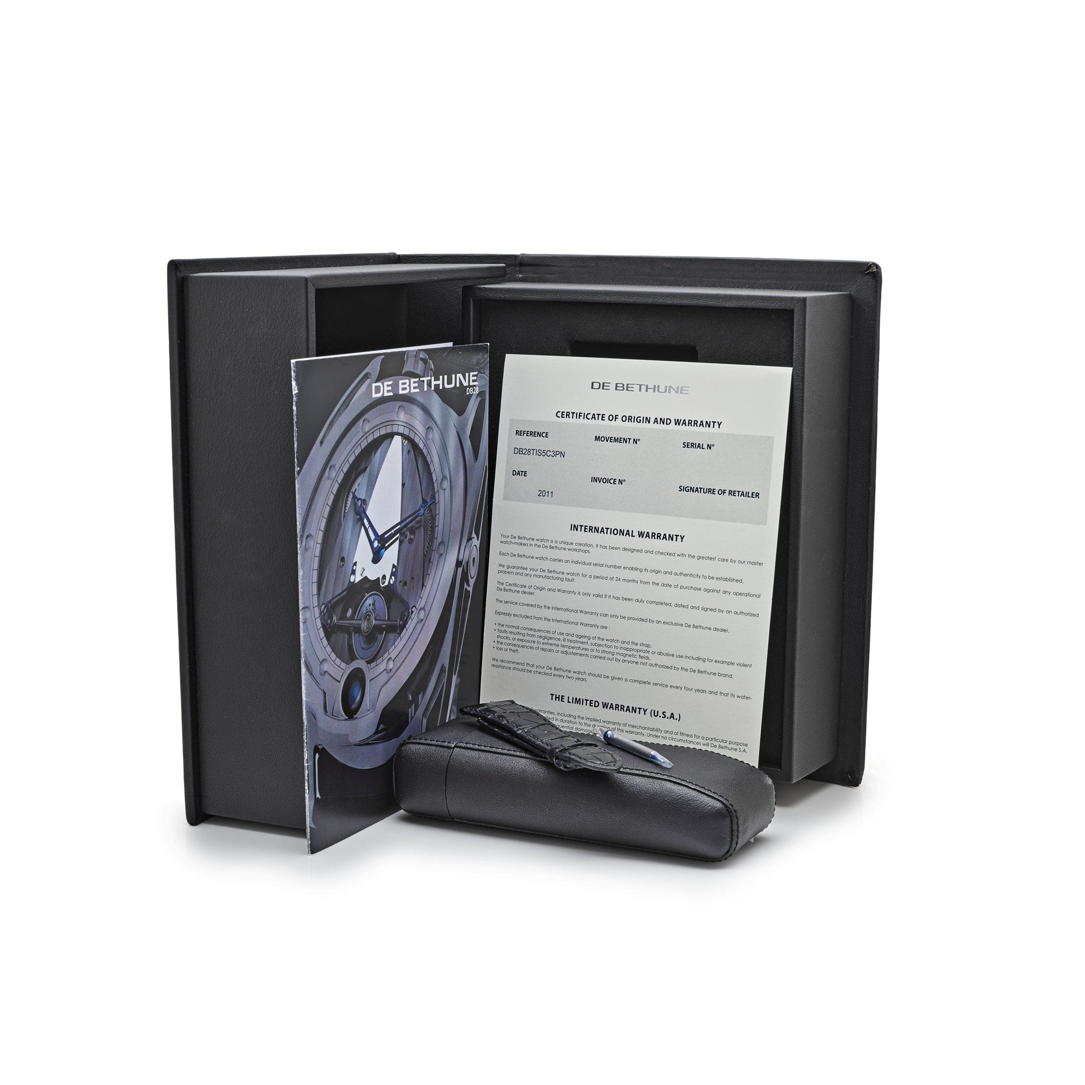 De Bethune DB28TIS5C3PN/S Titanium Silver Dial (2011)