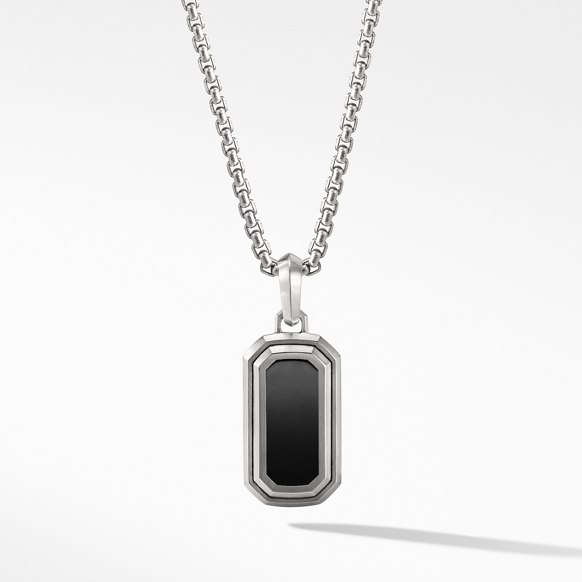 Deco Amulet with Black Onyx