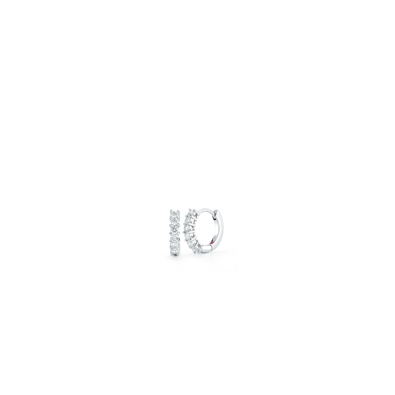 Diamond Huggie Earrings