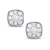 1.00ct. Natural Diamond Stud Earrings Set In 18K White Gold