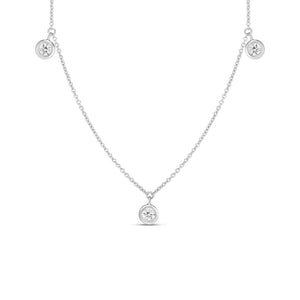 Diamonds by the Inch 3-Station Drop Necklace