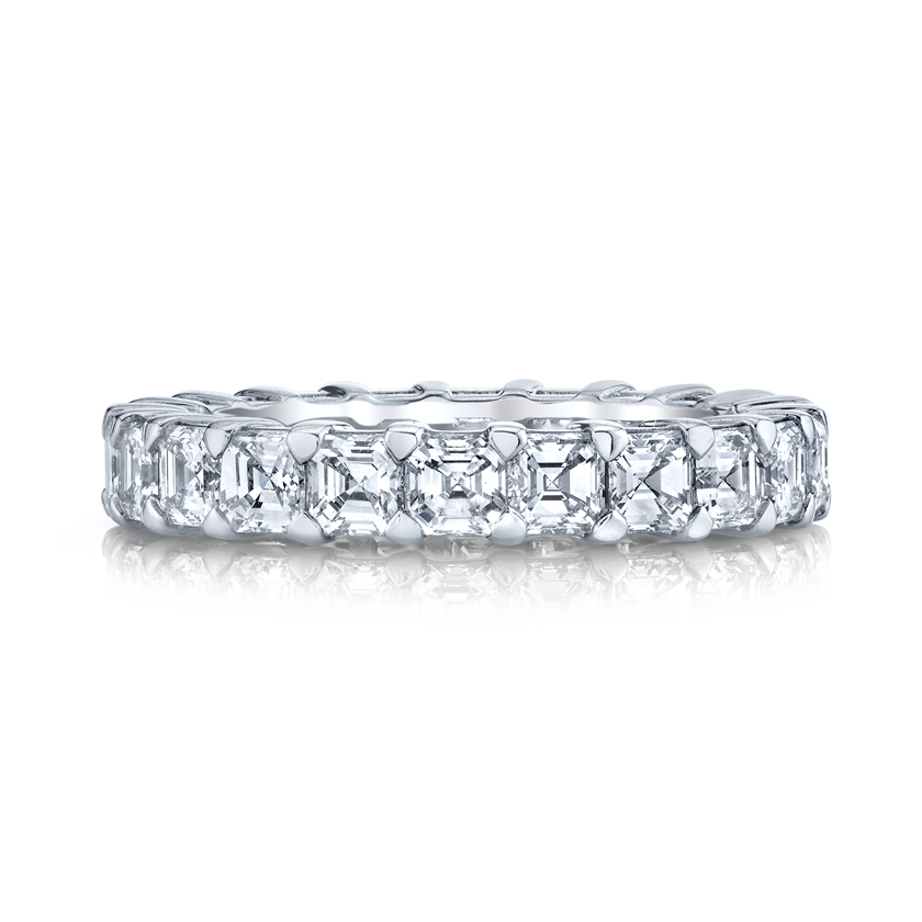Eternity Asscher .15CT G,H/VS
