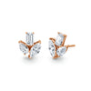 Multi Fancy Shape Diamond Stud Earrings