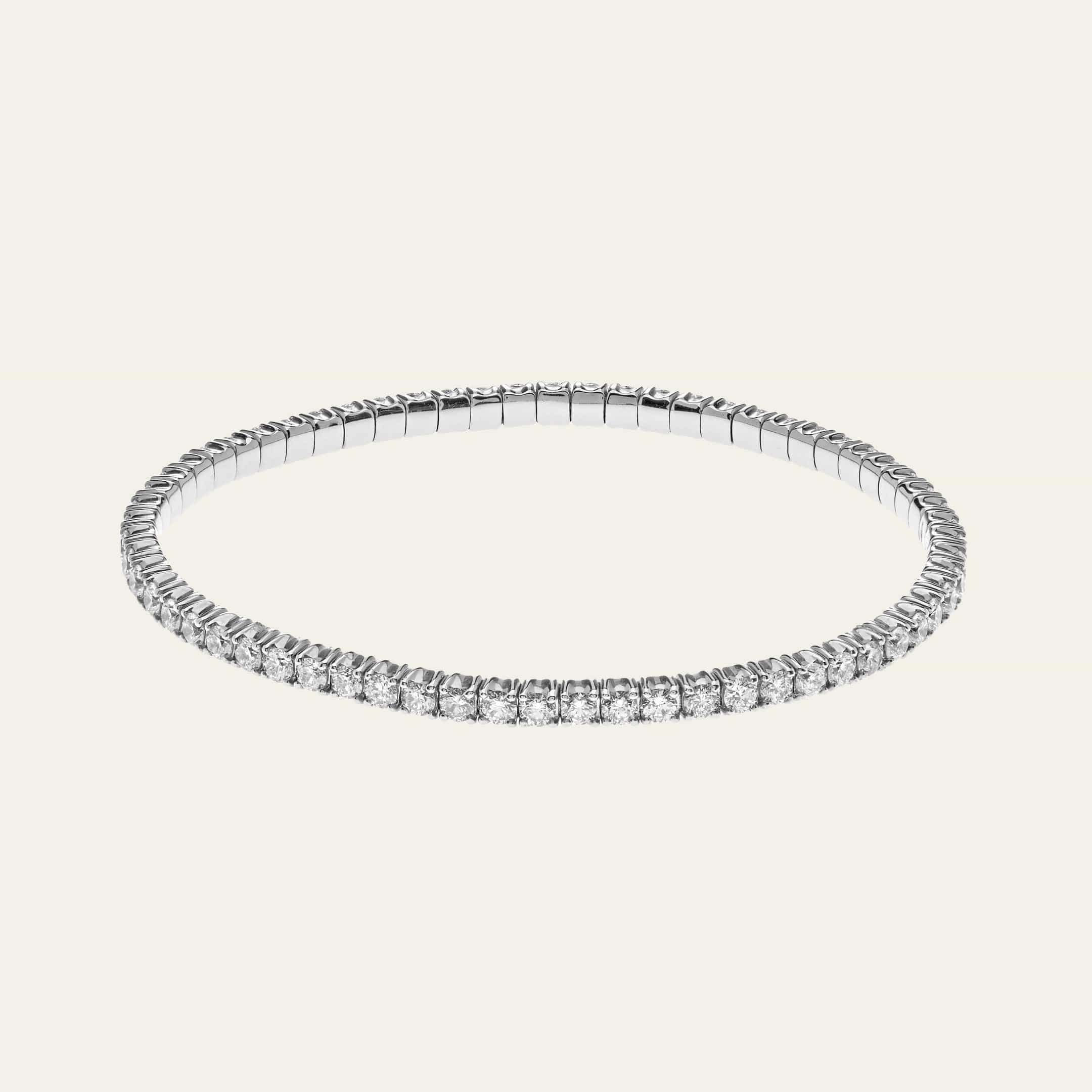 Elia 4.6 Carat Diamond Stretch Tennis Bracelet