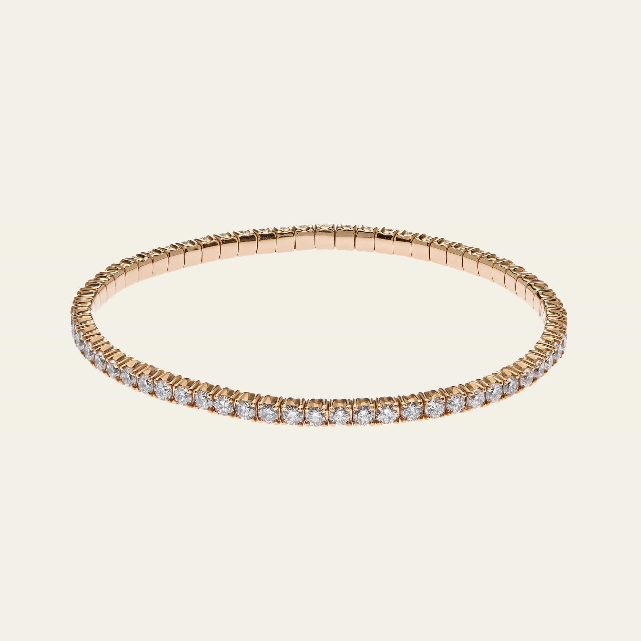 Elia 4.6 Carat Diamond Stretch Tennis Bracelet