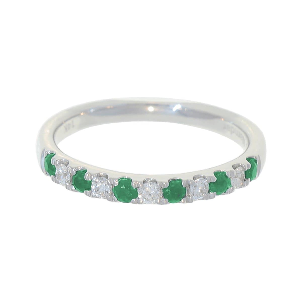 Emerald & Diamond Comfort Fit Band