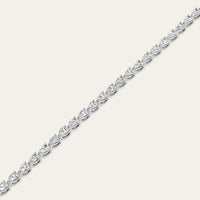 Esme 6 Carat Pear-Shaped Diamond Tennis Bracelet