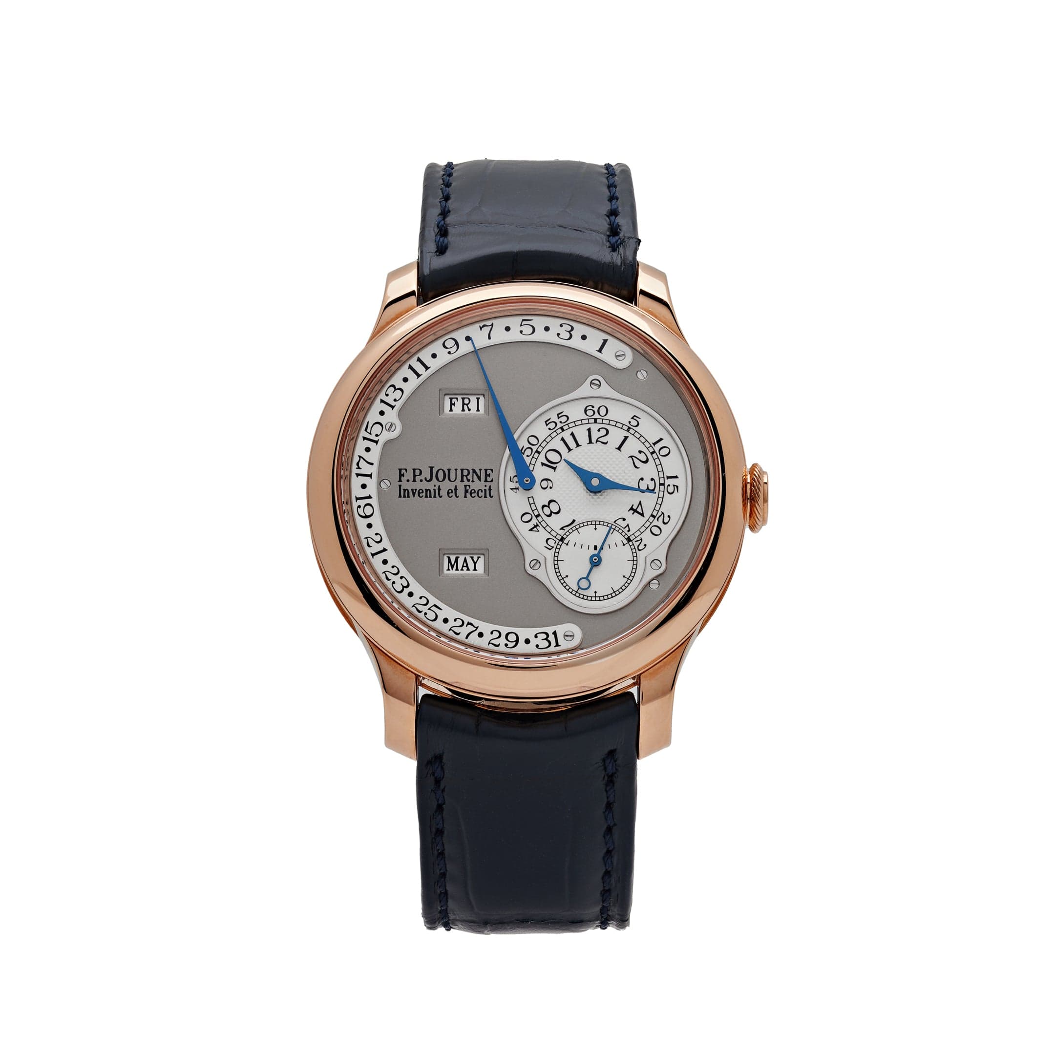 F.P.Journe Octa Calendrier Rose Gold White Gold Dial