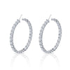 Signature Emerald Cut Diamond Hoops