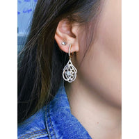 2.34ct. Natural Diamond Earrings Set In 14K Rose Gold