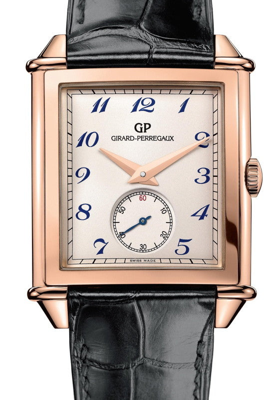 Girard Perregaux Vintage 1945 XXL Silver Dial 18K Rose Gold Men's Watch