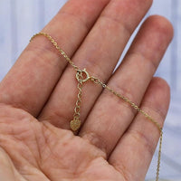 0.25ct. Cross Shaped Natural Diamond Pendant Set In 14K Yellow Gold, Round Brilliant Cut