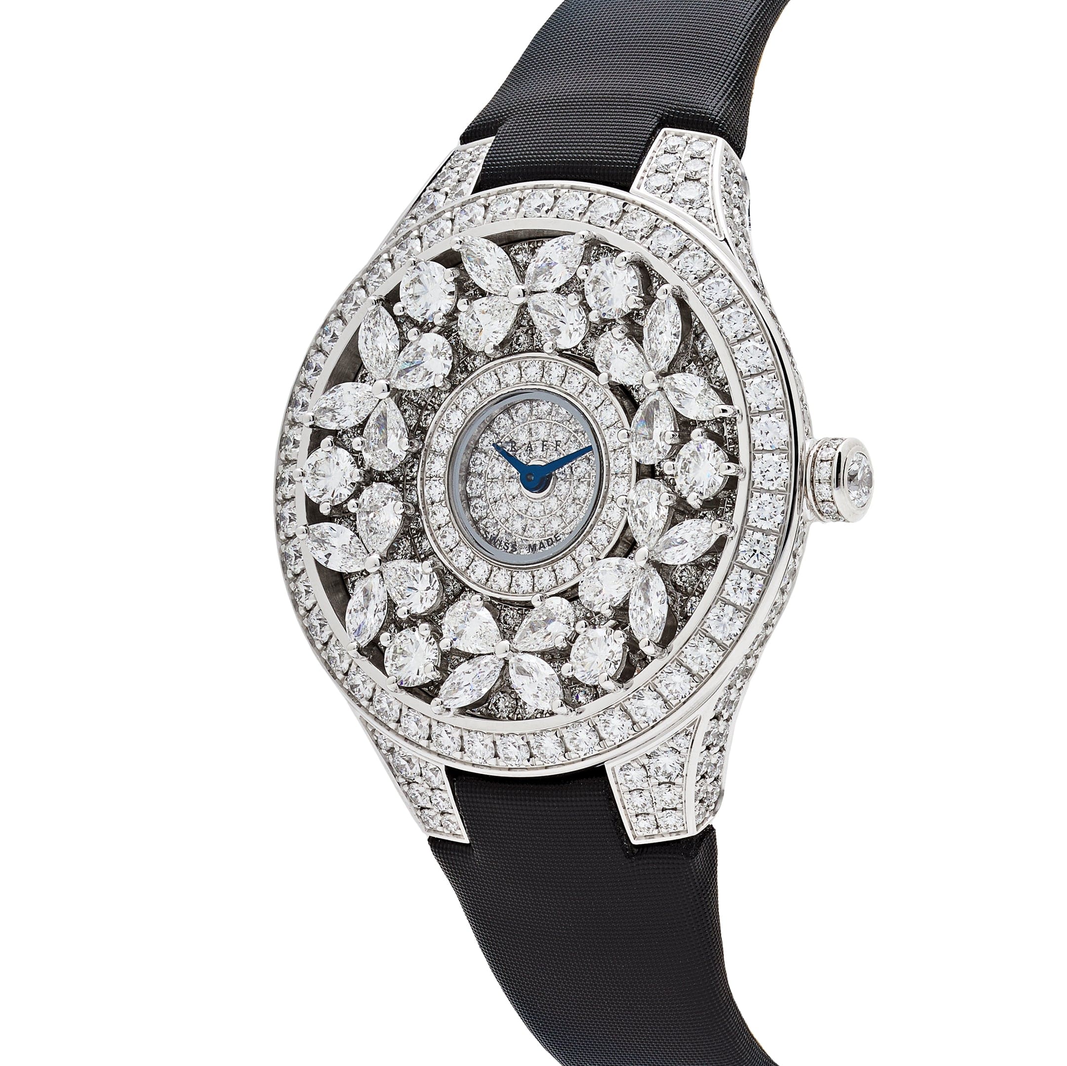 Graff Classic Butterfly Diamond Watch 'Ladies' White Gold Diamond Dial