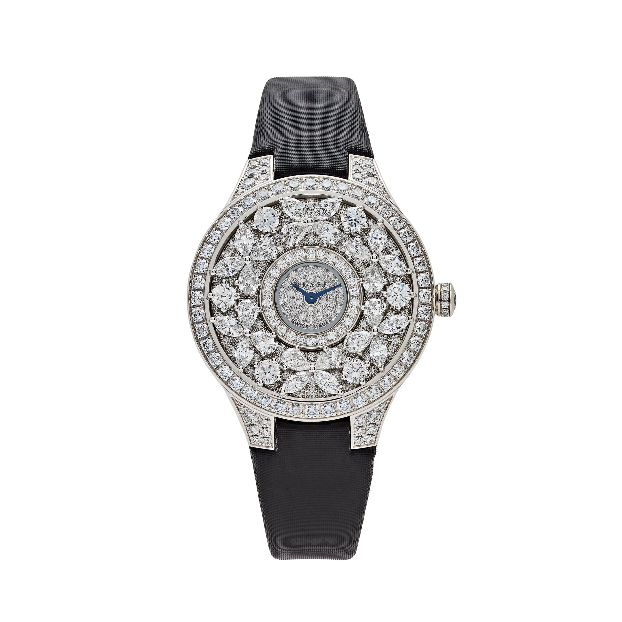 Graff Classic Butterfly Diamond Watch 'Ladies' White Gold Diamond Dial
