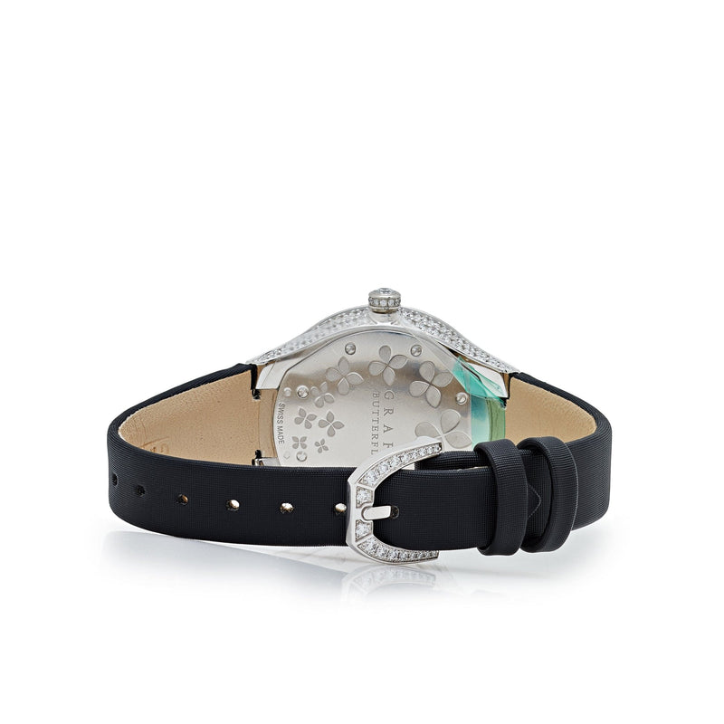 Graff Classic Butterfly Diamond Watch 'Ladies' White Gold Diamond Dial