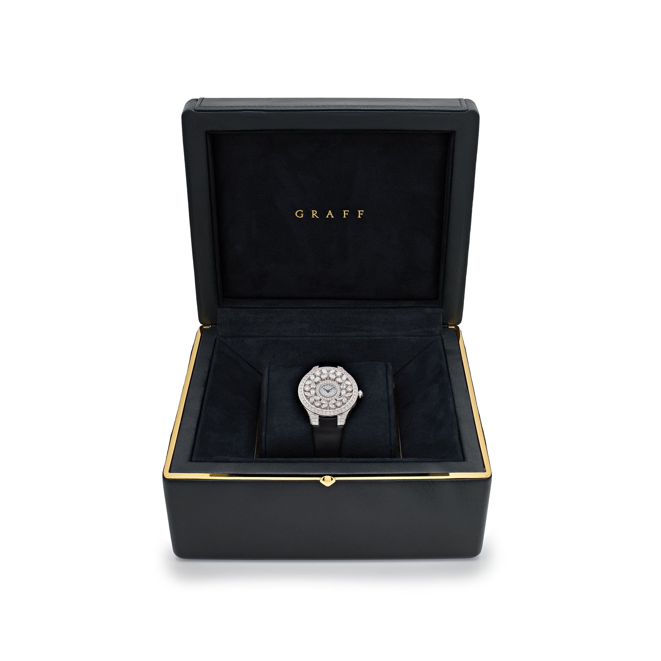 Graff Classic Butterfly Diamond Watch 'Ladies' White Gold Diamond Dial