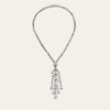 Graff Platinum and White Gold Diamond Knifebar Chandelier Necklace