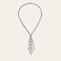 Graff Platinum and White Gold Diamond Knifebar Chandelier Necklace