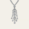 Graff Platinum and White Gold Diamond Knifebar Chandelier Necklace