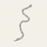 Graff Platinum and White Gold Multi Shape Diamond Bracelet