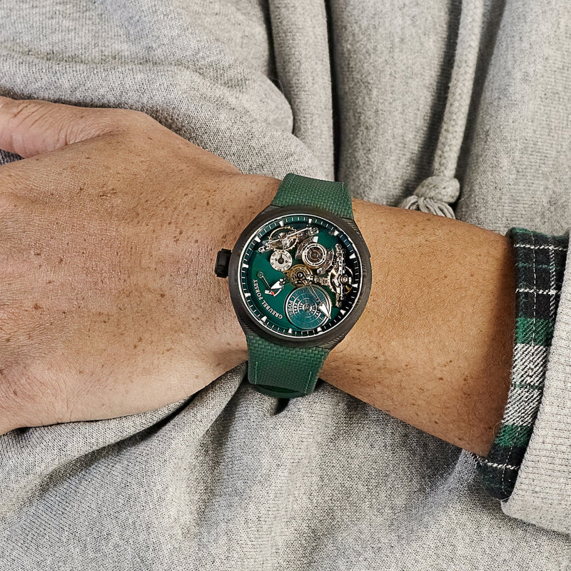 Greubel Forsey Double Balancier Convexe Carbon Green Dial Limited Edition (2024)
