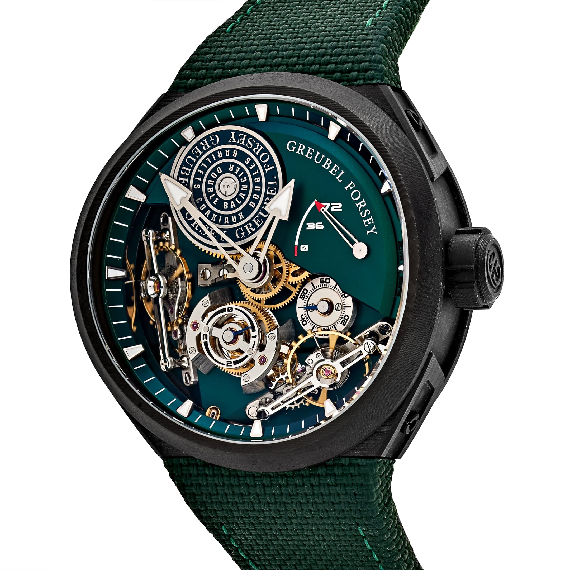 Greubel Forsey Double Balancier Convexe Carbon Green Dial Limited Edition (2024)