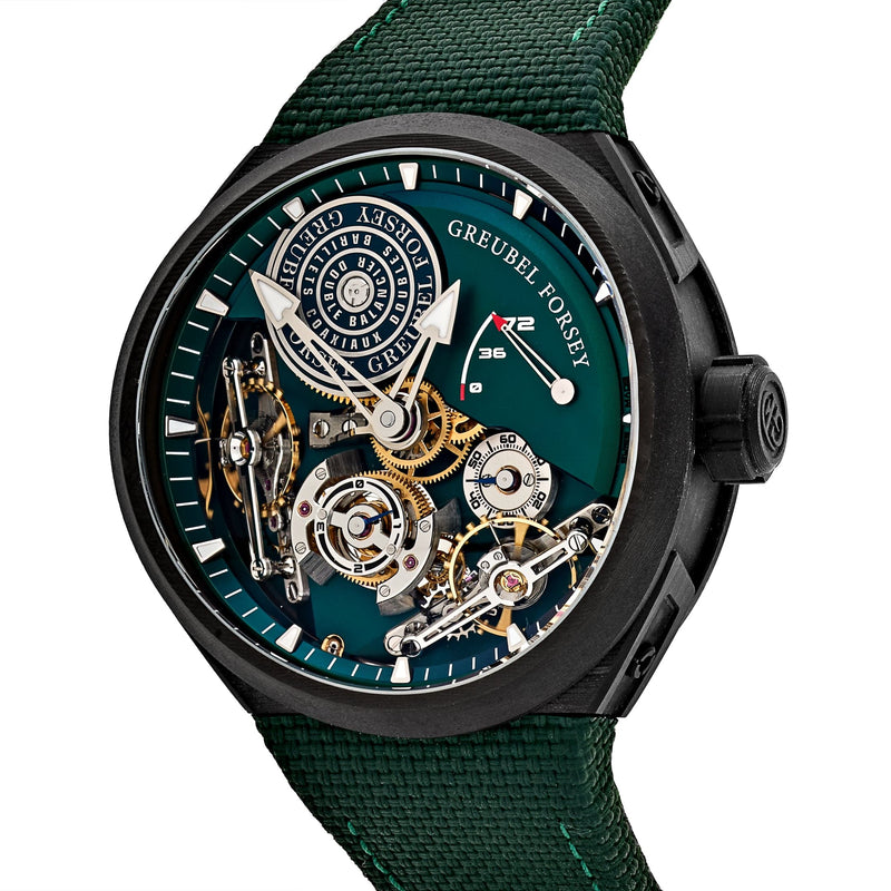 Greubel Forsey Double Balancier Convexe Carbon Green Dial Limited Edition (2024)