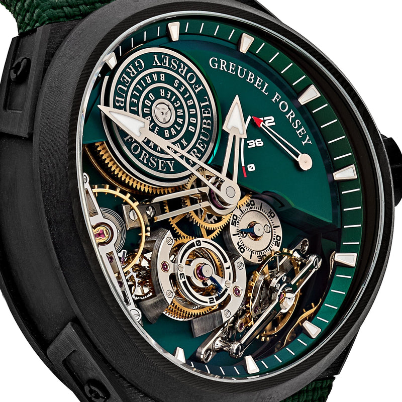 Greubel Forsey Double Balancier Convexe Carbon Green Dial Limited Edition (2024)