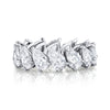 Pear Diamond Eternity Band