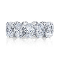 Oval Diamond Eternity Band