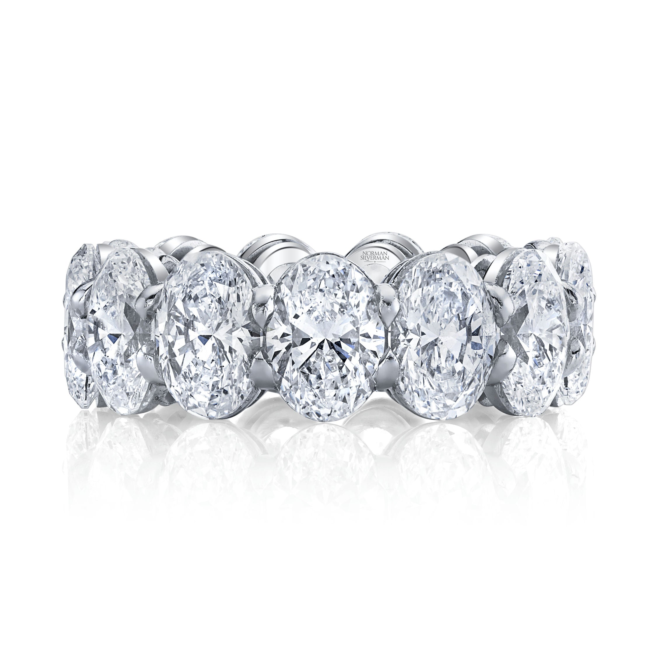 Oval Diamond Eternity Band