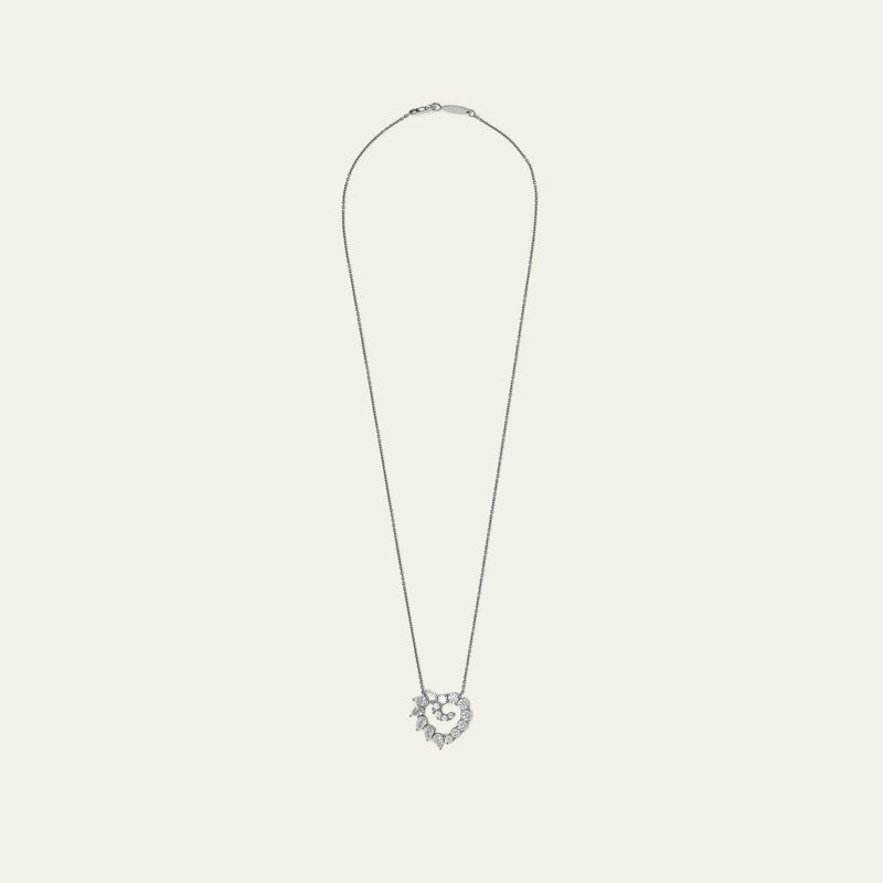 Harry Winston Garland Large Heart Diamond Pendant