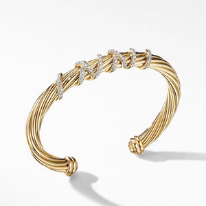 Helena Center Station Bracelet in 18K Yellow Gold with Diamonds