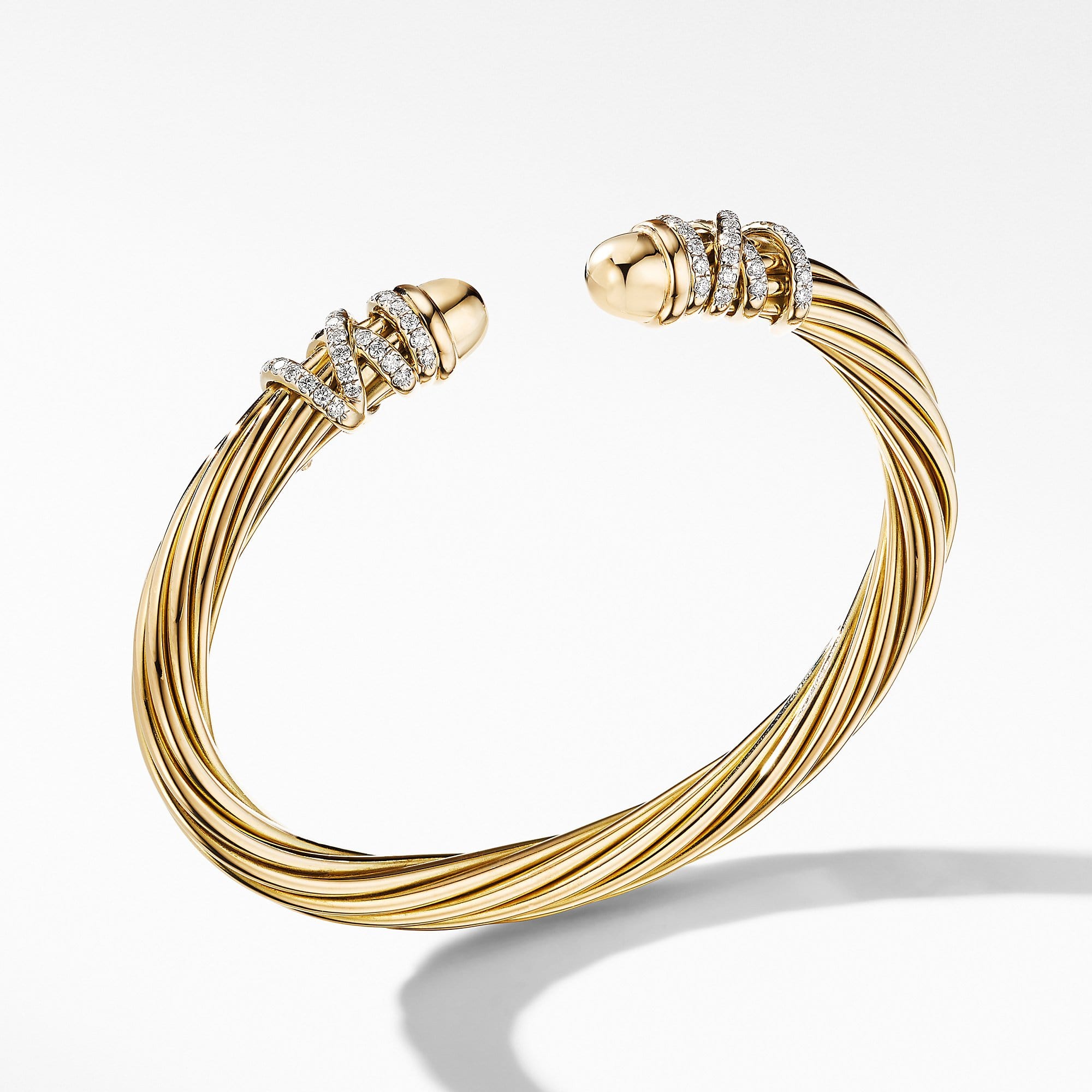 Helena End Station Bracelet in 18K Yellow Gold with Diamonds