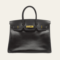 Hermès Birkin Noir 30 Box Leather Gold Hardware