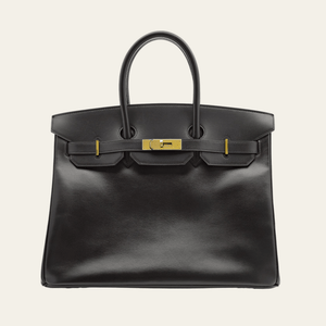 Hermès Birkin Noir 30 Box Leather Gold Hardware