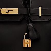 Hermès Birkin Noir 30 Box Leather Gold Hardware