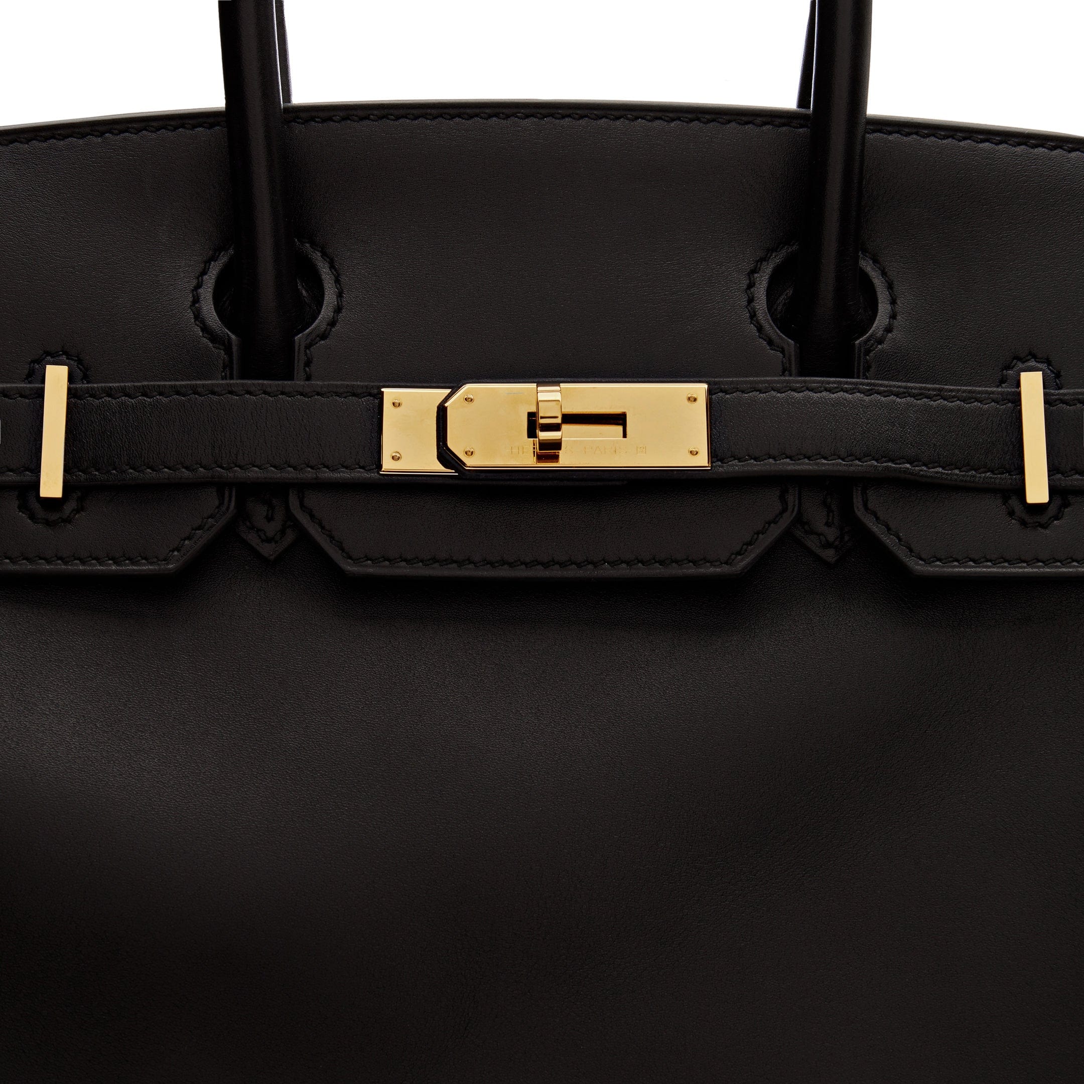 Hermès Birkin Noir 30 Box Leather Gold Hardware