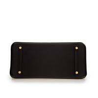 Hermès Birkin Noir 30 Box Leather Gold Hardware