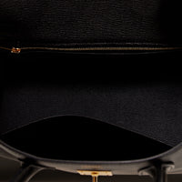 Hermès Birkin Noir 30 Box Leather Gold Hardware