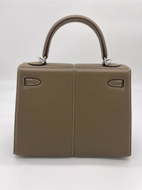 Hermès Etoupe Kelly 25 Swift Padded Palladium Hardware Limited Edition