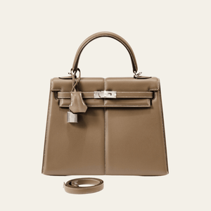Hermès Etoupe Kelly 25 Swift Padded Palladium Hardware Limited Edition