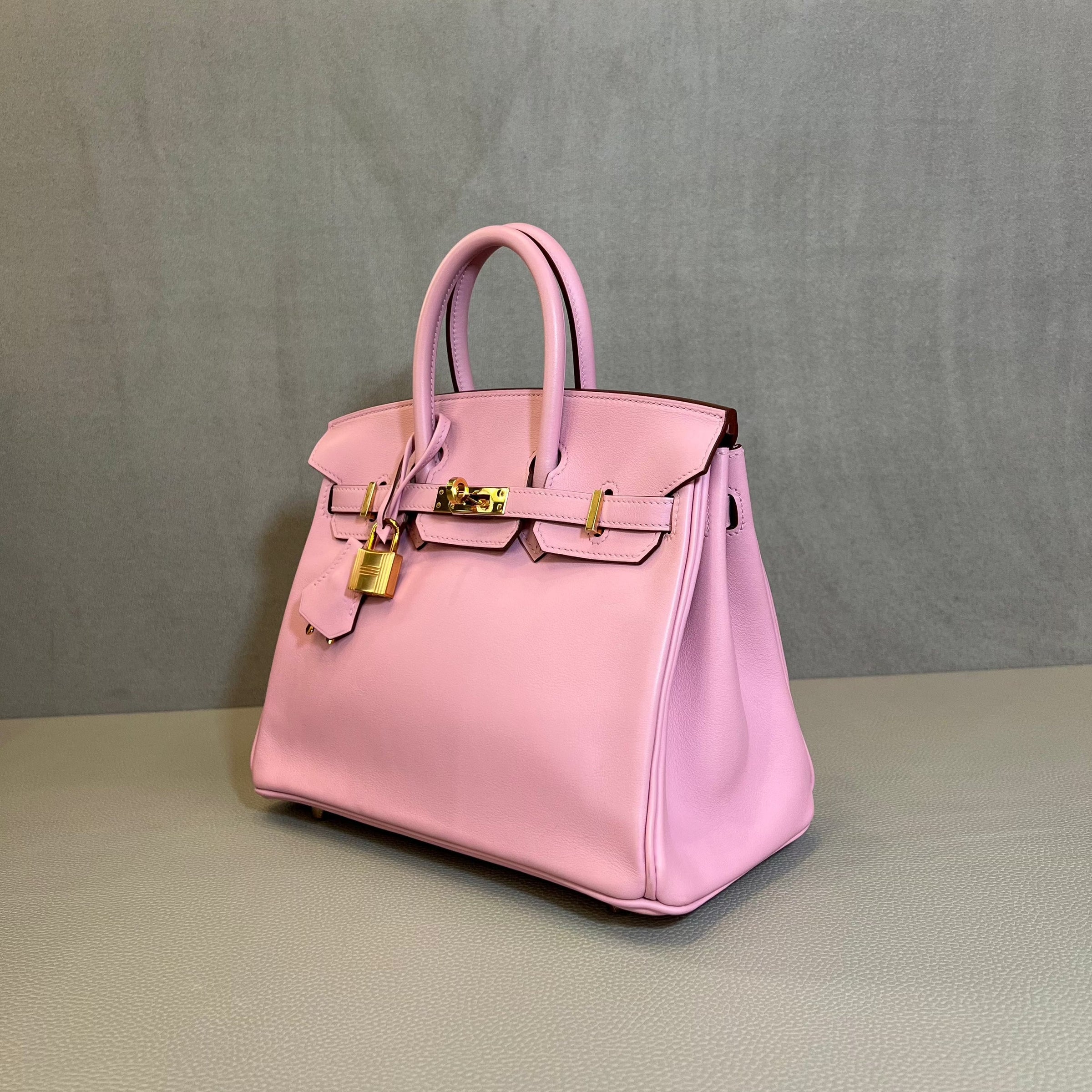 Hermès Mauve Sylvester Birkin 25 Swift Gold Hardware
