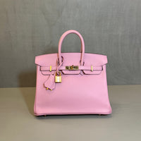 Hermès Mauve Sylvester Birkin 25 Swift Gold Hardware