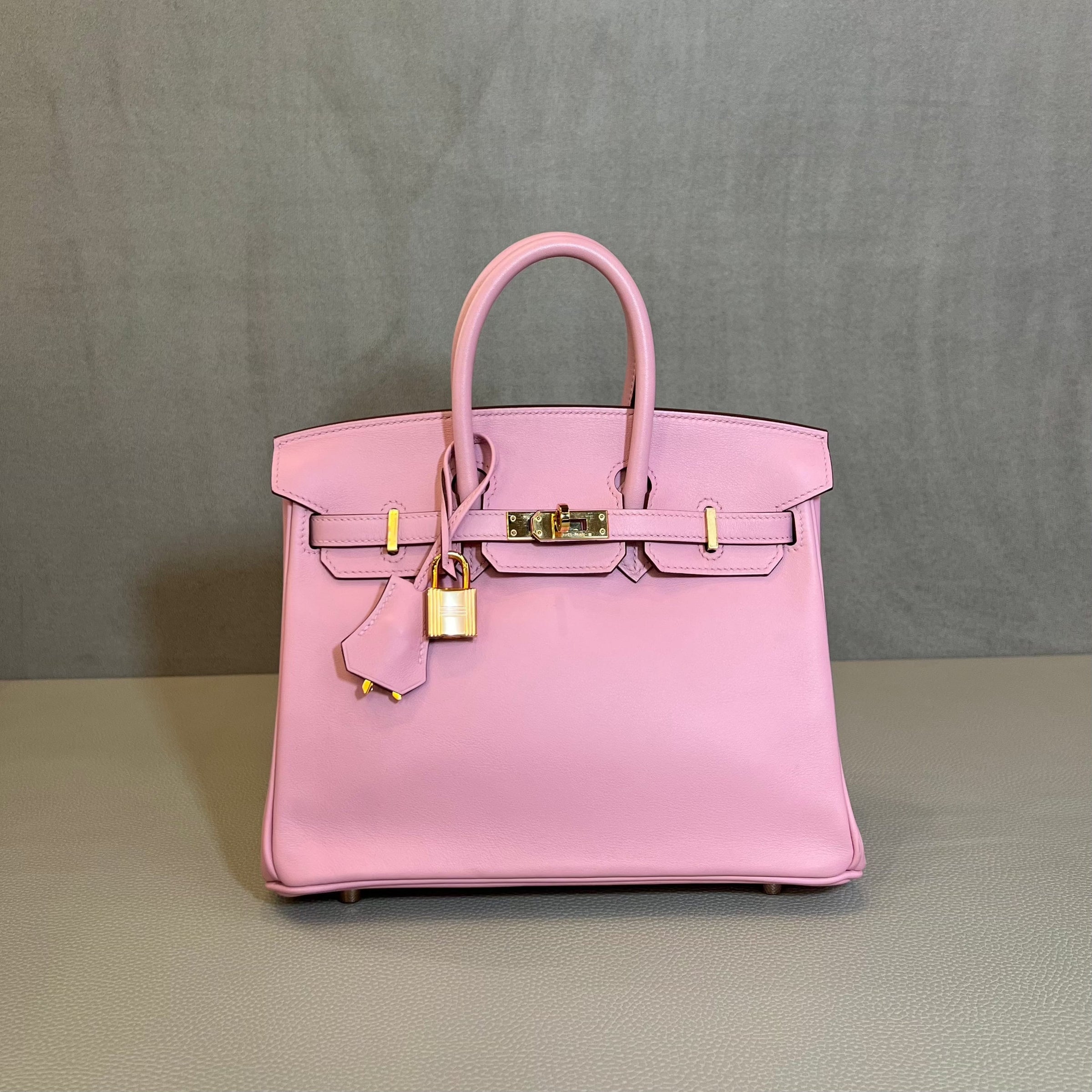 Hermès Mauve Sylvester Birkin 25 Swift Gold Hardware