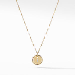 Initial "J" Pendant with Diamonds