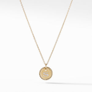 Initial "S" Pendant with Diamonds