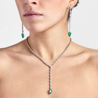 Interchangeable Diamond Lariat Necklace