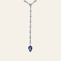 Interchangeable Diamond Lariat Necklace