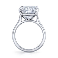 12.98 Carat Cushion Diamond Solitaire Ring